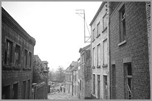 Gaillardmont steet toward the boulevard, 1944